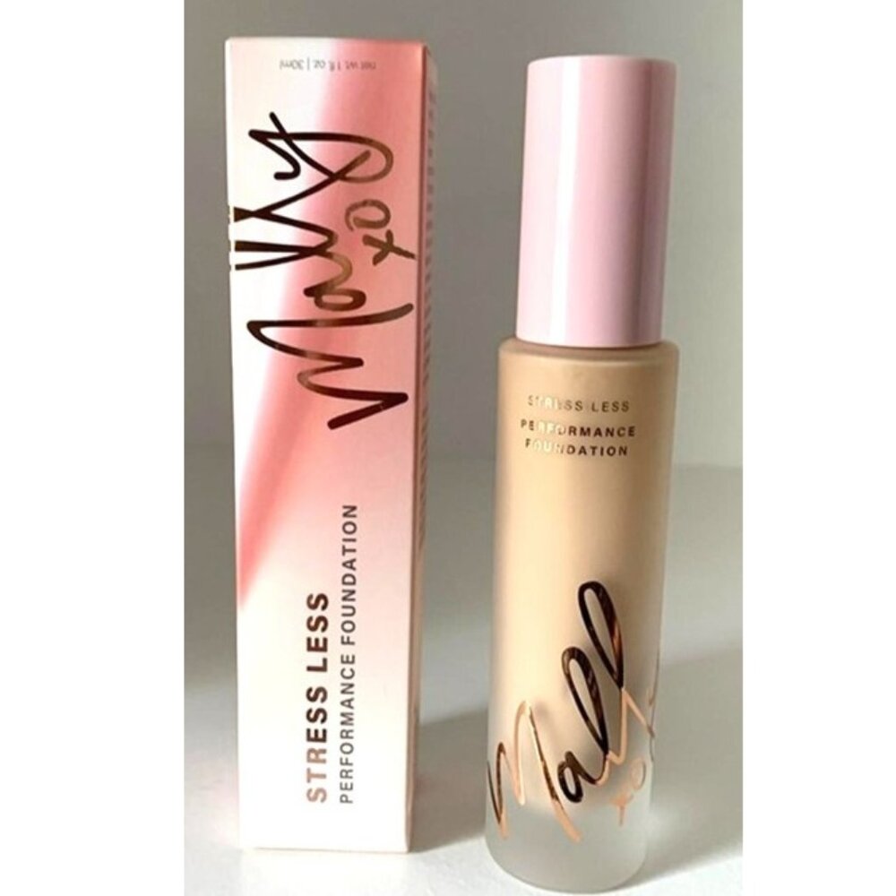 MALLY XO Stress Less Performance Lightweight Foundation* ~Light (Beige) 30ml NIB - Picture 2 of 11